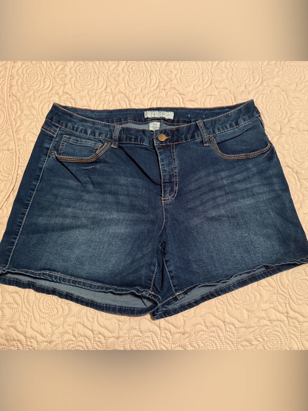 Classic Dark Blue Women's Denim Shorts